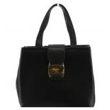 Ferragamo Black Leather Handbag