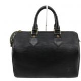 Louis Vuitton Black Epi Handbag