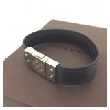 LOUIS VUITTON GRAPHITE CHECK IT ! BRACELET