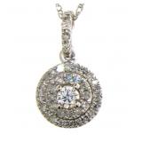 10k Gold Brilliant 1/2 ct VS Lab Diamond Necklace