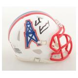 Autographed Earl Campbell Mini Helmet