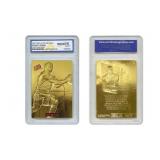 23K Gold Michael Jordan Fleer Ultra Card