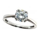 14kt Gold 1.50 ct Round Brilliant Lab Diamond Ring