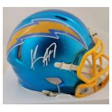 Autographed Keenan Allen Chargers Mini Helmet