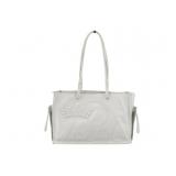 LOEWE Crown White Leather Shoulder Bag