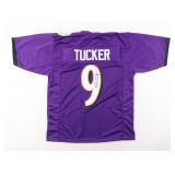 Autographed Justin Tucker Jersey