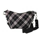 Burberry Black Plaid Shoulder Bag