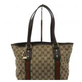 Gucci Sherry Line Canvas Tote