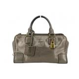 LOEWE Gold Leather Amazona Shoulder Bag