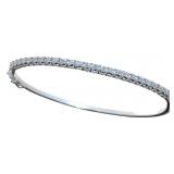 Quality 1/4 ct Natural Diamond Bangle Bracelet