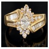 14kt Gold 1.60 ct Natural Diamond Ring