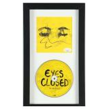 Autographed Ed Sheeran Eyes Closed Framed CD