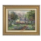 Springtime Memories Gold Frame Canvas by Kinkade