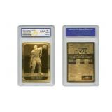 23KT Gold Karl Malone Rookie Card