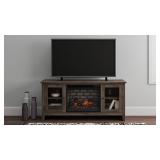 Ashley  60" TV Stand with Electric Fireplace