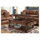 ASHLEY T869 AYMERE 50" COFFEE TABLE WITH LIFT-TOP