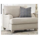 ASHLEY TRAEMORE FARMHOUSE STYLE OVERSIZED CHAIR