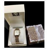 Estate Anne Klein Working Watch & Goldtone