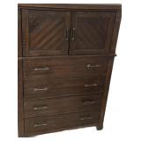 New 4 Drawer Chest wï¿½ Storage Doors Come See!