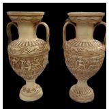 Pair 14 ï¿½  Greek Style Vases