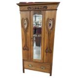 Beautiful Mirror Front Wardrobe wï¿½ Key