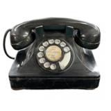 Vintage Black Rotary Phone