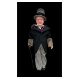 WC Fields 1980s Effanbee Doll wï¿½ Cane & Box