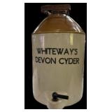 1950s Whitewayï¿½s Devon Cider Crock wï¿½ Spout