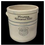 Fulper Germ-Proof Filter Fuller Pottery Crock