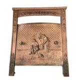 2 Piece Cast Iron Fireplace Front