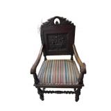 Ornate Vintage Fireplace Chairs