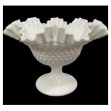 6.5 x 10 ï¿½ Fenton Hobnail Compote