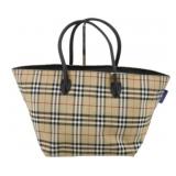 Burberry Blue Label Tan Nova Check Handbag