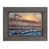 75 Years of NASCARï¿½ Framed Metal Print by Kinkade