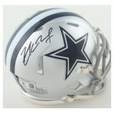 Autographed Zack Martin Cowboys Mini Helmet