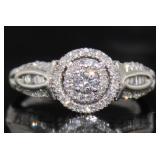 Round Brilliant 1/2 ct VS2 Lab Diamond Ring