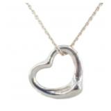 Tiffany & Co. Open Heart Necklace