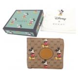 Gucci x Disney Mickey Mouse Leather Bi-Fold Wallet