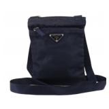 Prada Navy Shoulder Bag