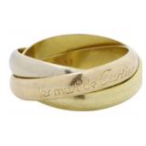 Cartier 18kt Multi-Gold Trinity Ring