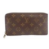 Louis Vuitton Monogram Zip Long Wallet