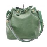 Louis Vuitton Green Epi Petit Noe Shoulder Bag