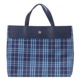 Burberry Blue Nova Check Handbag