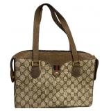 Gucci Monogram Canvas Boston Bag