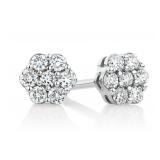 10kt Gold 1/4 ct Lab Diamond Stud Earrings