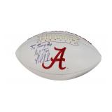 Autographed Nick Saban Roll Tide Football