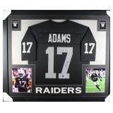 Autographed Davante Adams Custom Framed Jersey