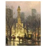 The Water Tower, Chicago by Thomas Kinkade