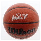 Autographed Magic Johnson NBA Basketball