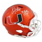 Autographed Warren Sapp Miami Helmet